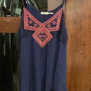 Blue Pepper Flowy Tank